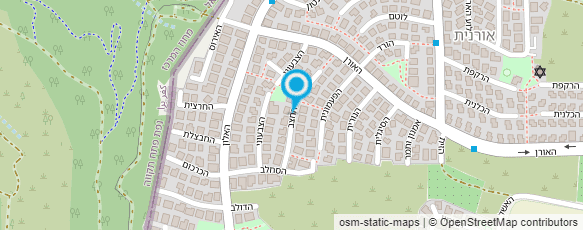 מפת הגעה אל ספלטר- המכללה למודעות הגוף