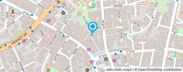 מפת הגעה אל גן קשת-גנון ותינוקיה