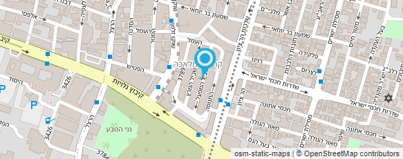 מפת הגעה אל איריס גולדברג סטודיו לציור