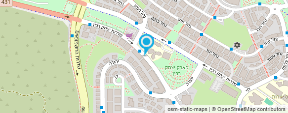 מפת הגעה אל יפעת עיצוב גרפי