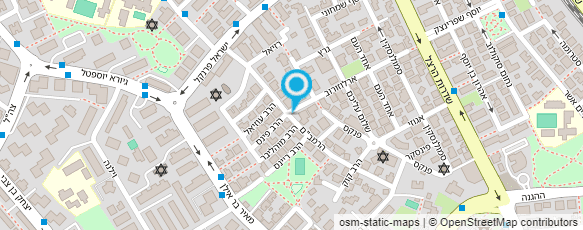 מפת הגעה אל דקו-טים וילונות וריפוד בע"מ