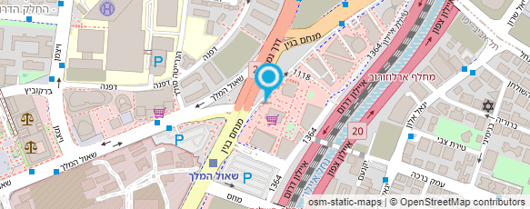 מפת הגעה אל עו"ד אורית נמדר אבני