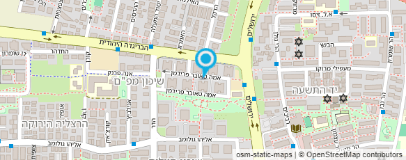 מפת הגעה אל חגיגת זמר-קריוקי לי המסיבה