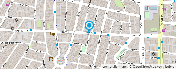 מפת הגעה אל המזכירות העולמית - תנועת "עזרא"