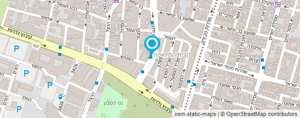 מפת הגעה אל אתר השטח הישראלי