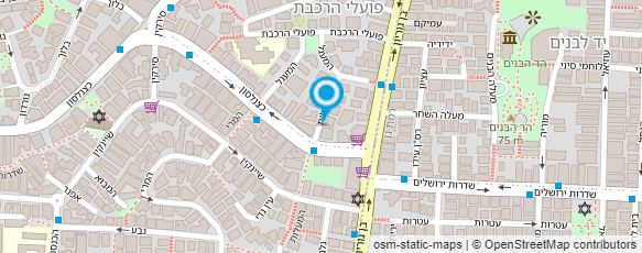 מפת הגעה אל טינקי מגשימת החלומות