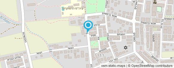 מפת הגעה אל פיין ארק אדריכלים