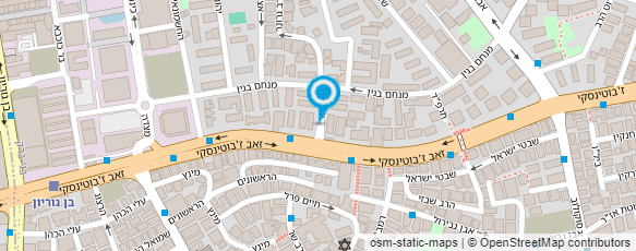 מפת הגעה אל באר ביטוח ופיננסים