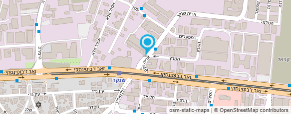 מפת הגעה אל אבן זוהר תעשיות