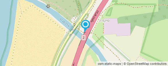 מפת הגעה אל חוות אביטל - נחל אלכסדר