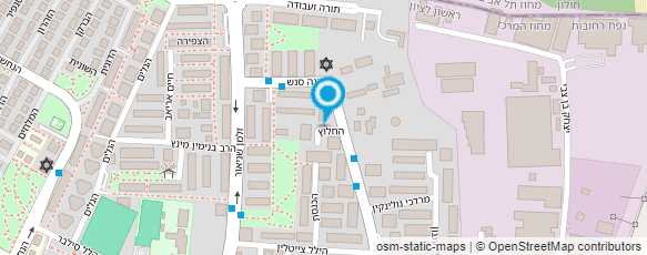 מפת הגעה אל עיצוב שיער נדב