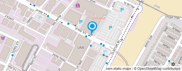 מפת הגעה אל רשת נעלי הלב הכחול