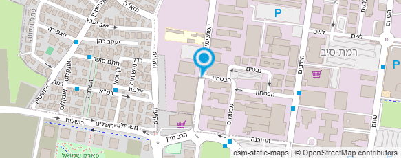 מפת הגעה אל ג.מ. קשת שרותים בע"מ