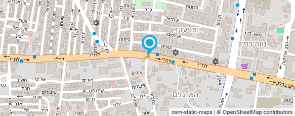 מפת הגעה אל מוסך התקווה מפת הגעה אל מוסך התקווה