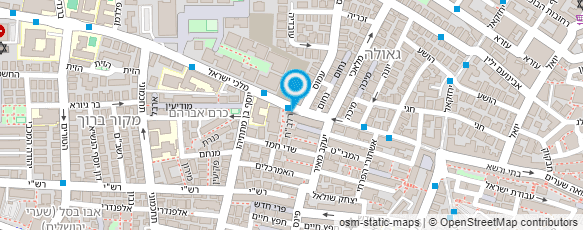 מפת הגעה אל מרכז החליפות לגבר