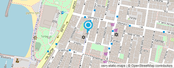 מפת הגעה אל בית כנסת "רמה"