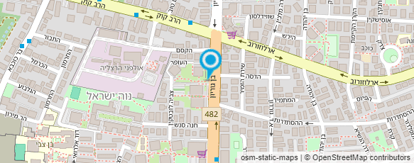 מפת הגעה אל סיון נבות-מומחית לריצפת האגן