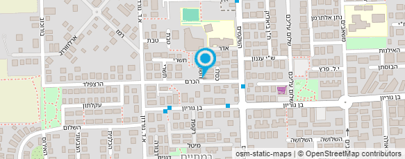 מפת הגעה אל אימון טיפולי-בנזינגר רות