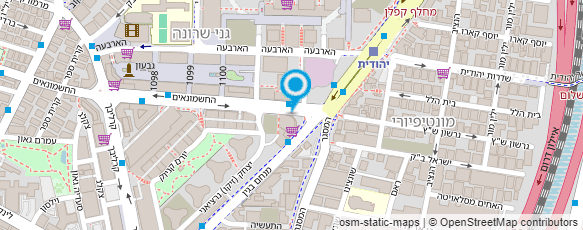 מפת הגעה אל עו"ד צביה גולובוק