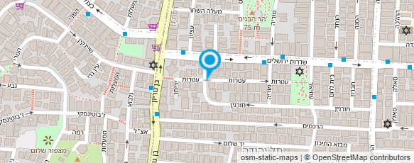 מפת הגעה אל פרנק Hebrew-to-English