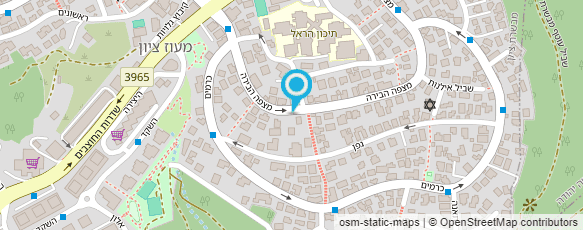 מפת הגעה אל בר נחום אורית