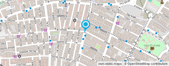 מפת הגעה אל בר-און הדברה מקצועית ויסודית שירות SOS