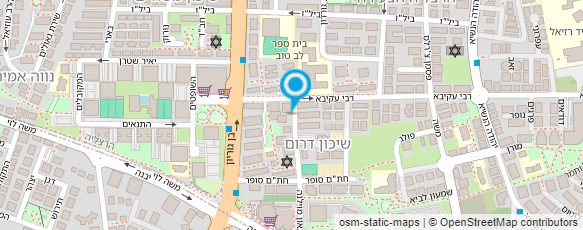 מפת הגעה אל פרנקל נטלי קלינאית תקשורת