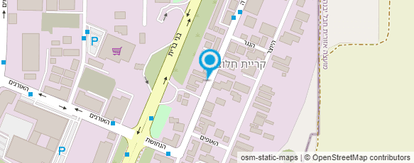 מפת הגעה אל מרכז האינסטלציה