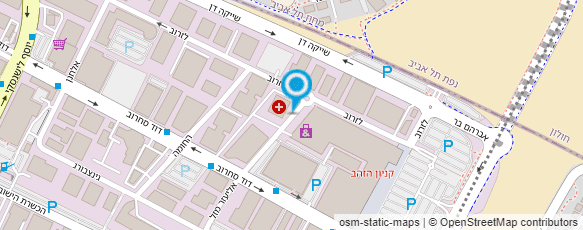 מפת הגעה אל בית חולים אסותא