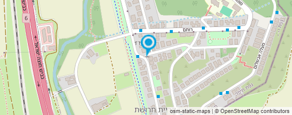 מפת הגעה אל קרן דניס- סטודיו לגרפיקה