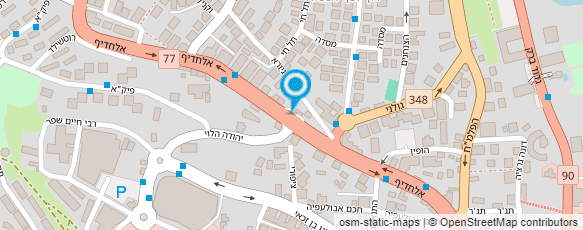 מפת הגעה אל יוליה מעצבת שיער