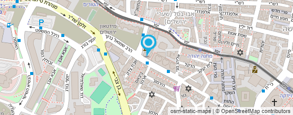 מפת הגעה אל אביב השכרת רכב