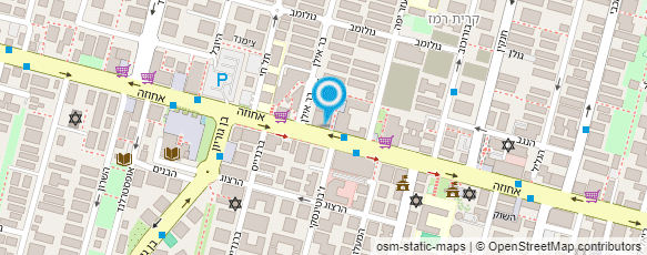 מפת הגעה אל ד"ר זיסמן יניב