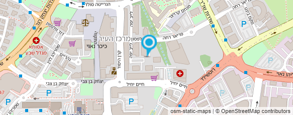 מפת הגעה אל ד"ר פלשמן אהרון אלן