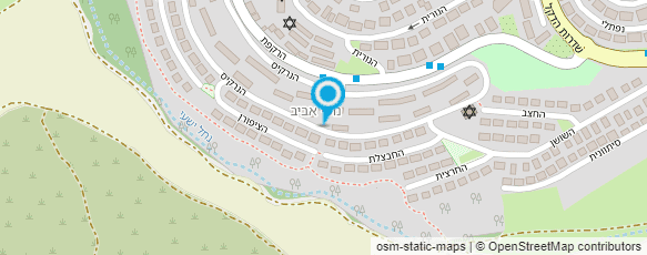 מפת הגעה אל גן חצב