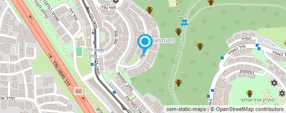 מפת הגעה אל זהר יועץ חשמל ומהנדס