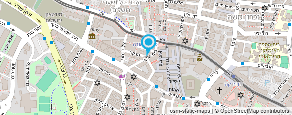 מפת הגעה אל מגן בריח ירושלים מפת הגעה אל מגן בריח ירושלים