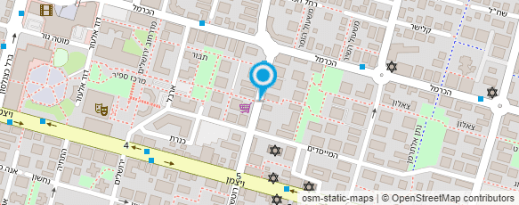 מפת הגעה אל מוניק עיצוב שיער