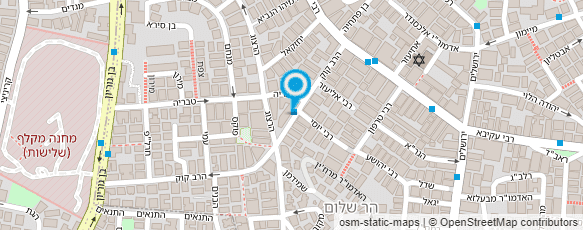 מפת הגעה אל מתפרת מזל