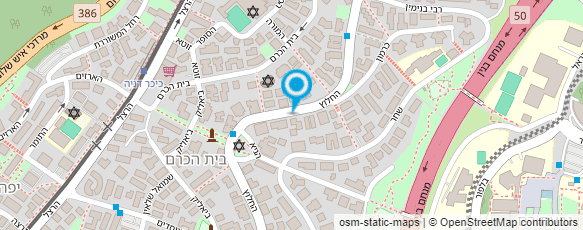 מפת הגעה אל אורה שר שלום