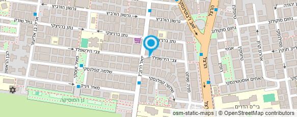 מפת הגעה אל טטיאנה רבין