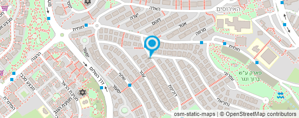 מפת הגעה אל רינת סלוצקי - עיצוב פנג-שואי