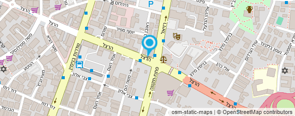 מפת הגעה אל אביבית גולדברגר - משרד עו"ד