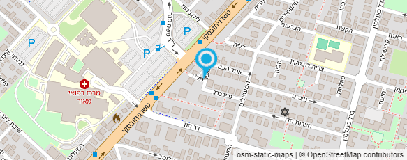 מפת הגעה אל עודד תיקרות תקרת רביץ