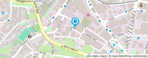 מפת הגעה אל מוסך הטסט מפת הגעה אל מוסך הטסט