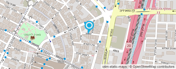 מפת הגעה אל שמעון אהרוני