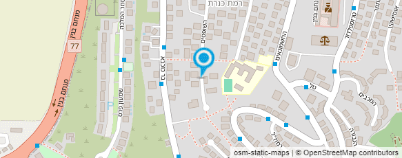 מפת הגעה אל מוניות טבריה-אהרון מרדכי