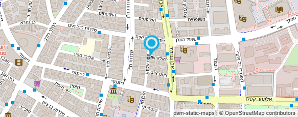 מפת הגעה אל סמדר אטינגר - מורה ליוגה