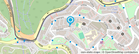 מפת הגעה אל הספריה העירונית קרית מנחם