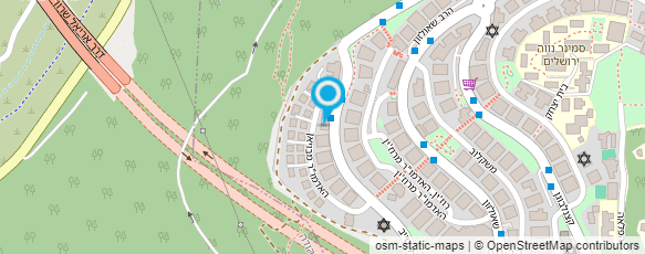 מפת הגעה אל הספריה העירונית הר נוף